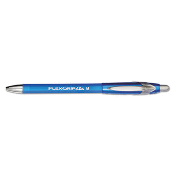 Paper Mate® Flexgrip Elite Ballpoint Pen, Retractable, Medium 1 Mm, Blue Ink, Blue Barrel, Dozen freeshipping - TVN Wholesale